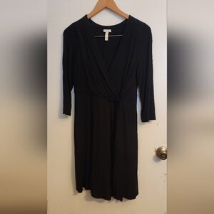 Soma Classic Black Long Sleeve Dress